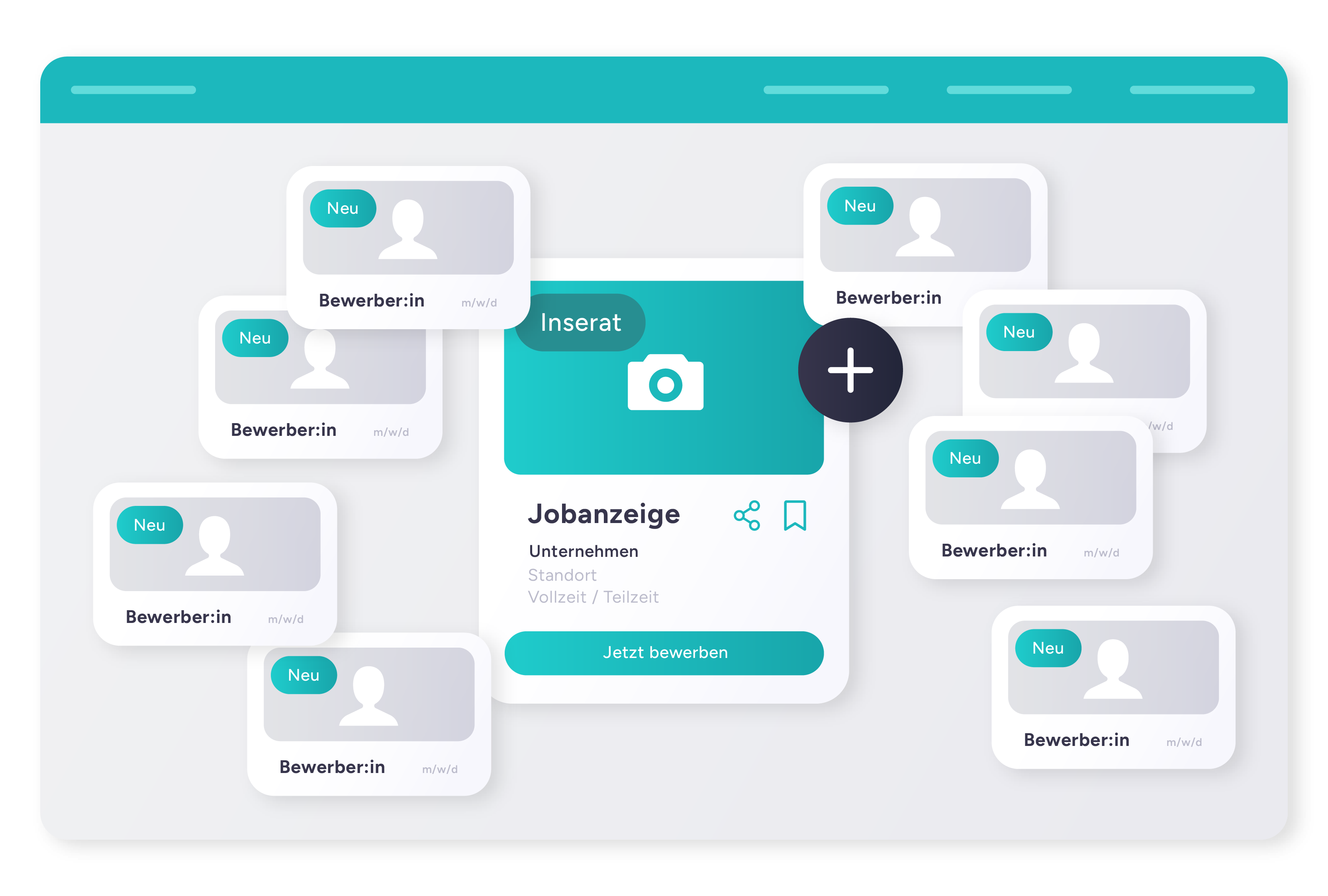 Inserat veröffentlichen und Bewerbungen erhalten