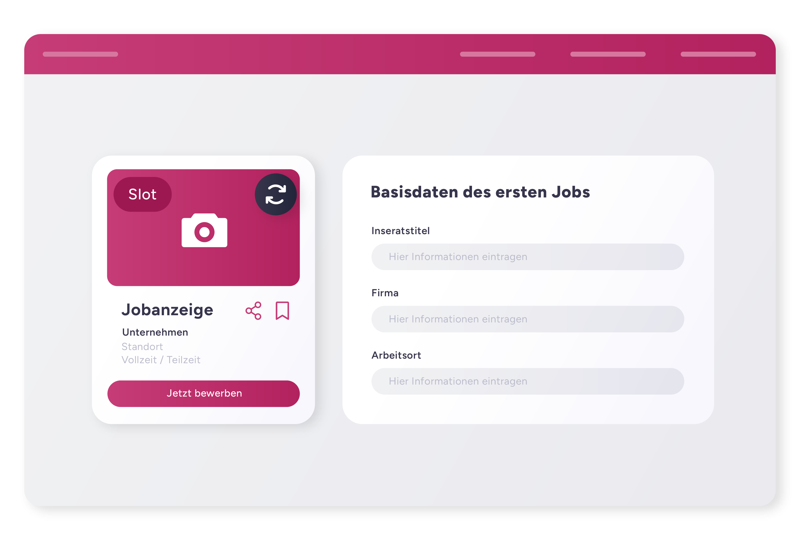 Erster Job veröffentlichen